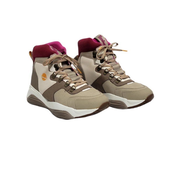 Timberland Shoes - NWOT Timberland Pink/Tan Emerald Bay Sneaker Hiker in Simply Taupe 9